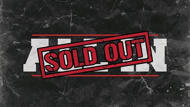 Tickets for ALL IN were sold out in less than 30 minutes